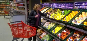 El nuevo supermercado Eroski/City de Bilbao (en la imagen) está situado en el número 1 de la Plaza Iturriondo del barrio bilbaíno de Zurbaranbarri.