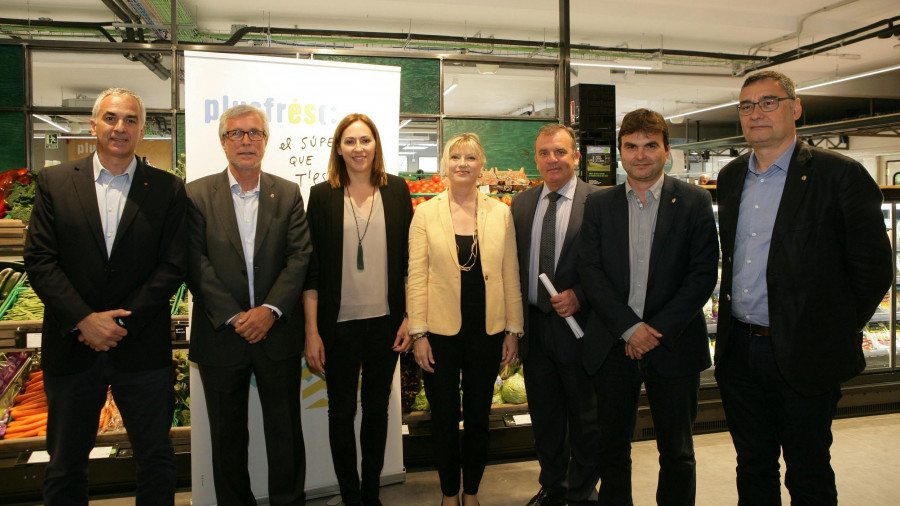 En la imagen (de izq. a dcha.): Àngel Xifré, director dels Serveis Territorials d’Agricultura, Ramaderia, Pesca i Alimentació a Tarragona de la Generalitat de Catalunya; Josep Fèlix Ballesteros,