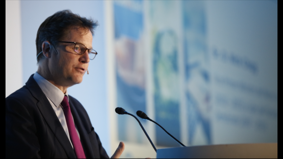 El ex vice primer ministro de Reino Unido, Nick Clegg.