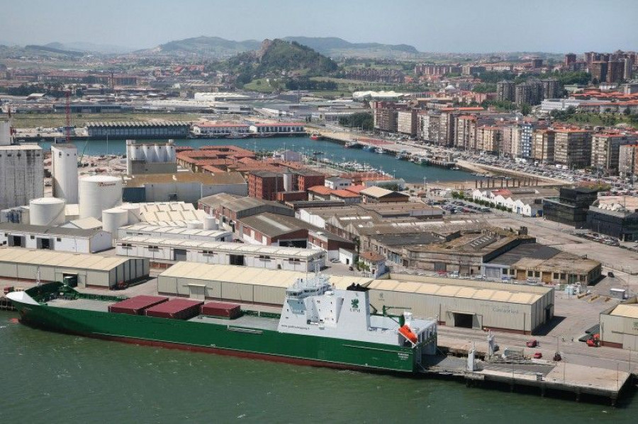 Imagen del puerto de Santander.