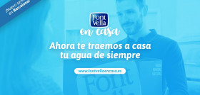 Bajo el concepto #Olvídatedelagua, Font Vella en casa ofrece la posibilidad de hacer pedidos online sin límite de peso y sin gastos de envío.