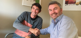 Thomas Dabilly, fundador de Meiming, con Alexandre Pierron-Darbonne,  presidente de Planasa.