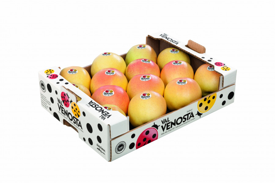 Variedad de manzana Gold Delicious.