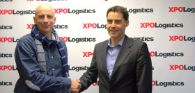 José Luis Martínez, administrador de Maldopar (izqda.), y José Luis Arenas, director general de Transport Solutions Iberia de XPO Logistics.