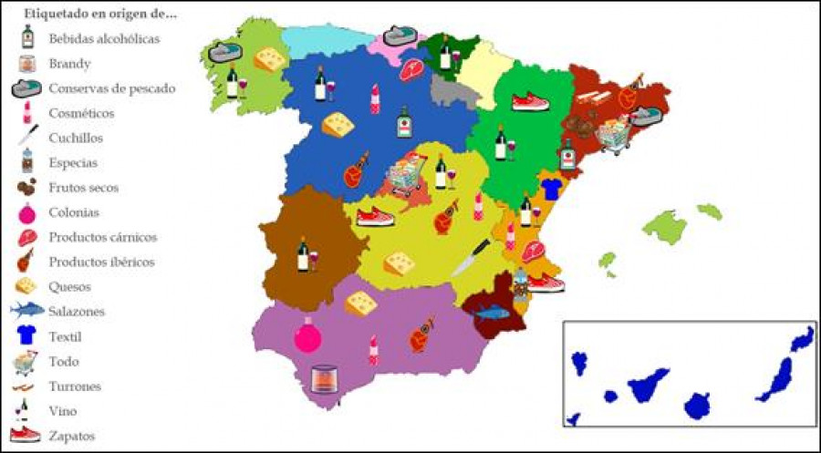 Los programas de etiquetado hacen hincapié en los productos con más valor añadido y con una producción más arraigada en cada zona de España, ya que son los artículos más anhelados por los hur