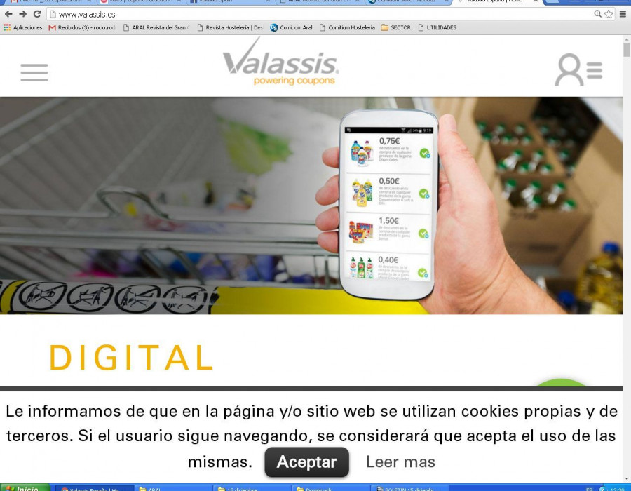 La impresión de estos cupones para su posterior uso en tienda aumentó un 53% ya en las últimas Navidades.
