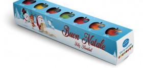 Marlene presenta esta confección múltiple con siete variedades de manzana.