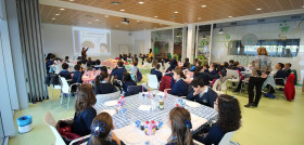 En colaboración con Danone, el programa incluyó varias sesiones  informativas dirigidas a adultos y niños.