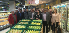 La iniciativa, centrada en la fruta de semilla, se ha presentado en la tienda PlusFresc Camps Elisis (Lleida).