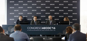 Representantes de Grupo Ybarra, durante su intervención en el Congreso Aecoc del Gran Consumo.