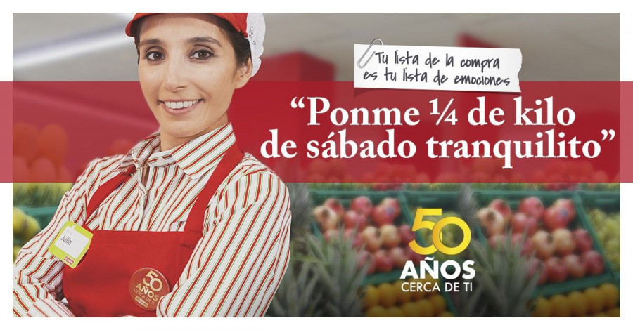 Supermercados El  Jamón se define a sí mismo como “el súper cercano”.