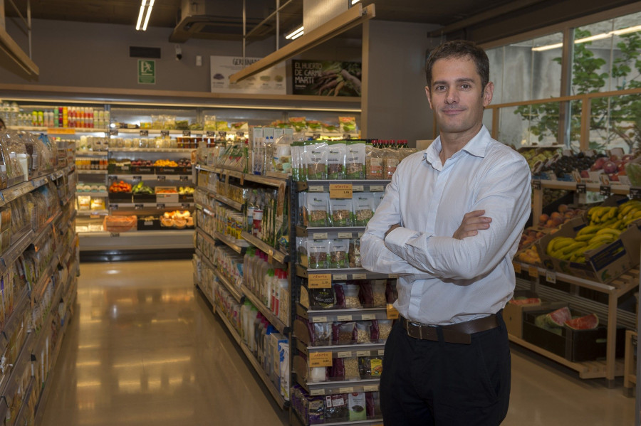 Silvio Elías, director general de Veritas, estuvo presente en la inauguración del nuevo supermercado en Madrid.