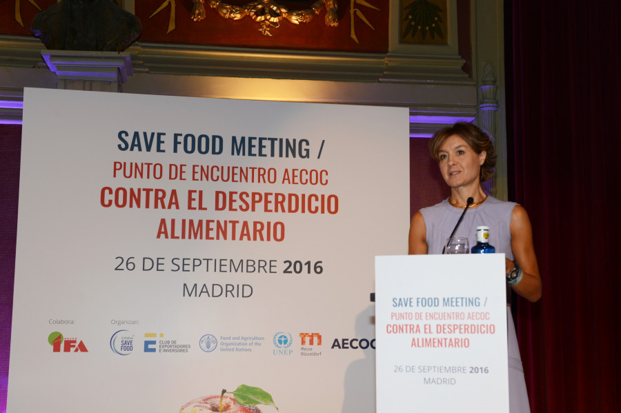 La ministra ha señalado que España ha sido uno de los países que ha respondido con más rapidez y eficacia al desperdicio alimentario.