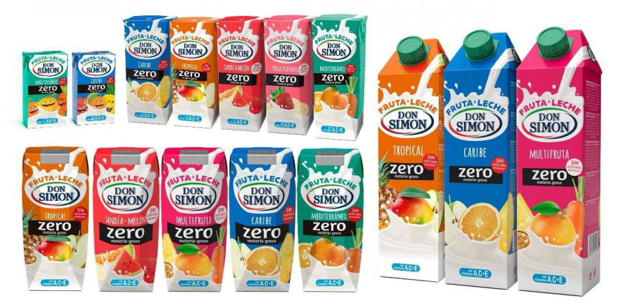 Zero contiene 0% materia grasa y 0% azúcares añadidos.