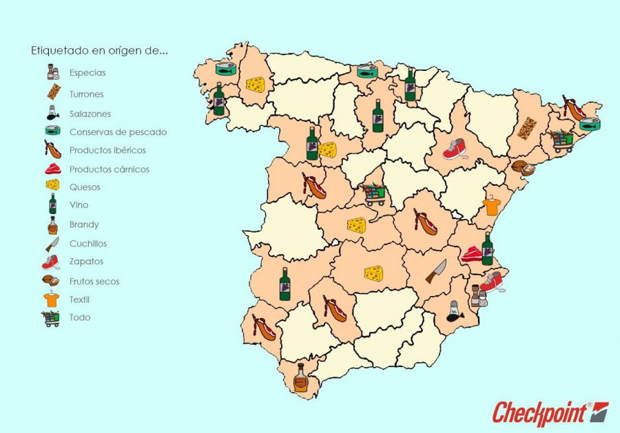Más de 1.000 referencias llegan con etiquetado de seguridad a los lineales de los supermercados.
