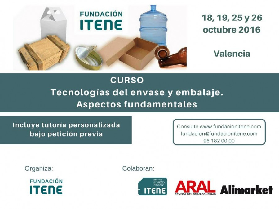 El curso se celebrará en Valencia del 18 al 26 de octubre.