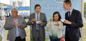 Momento de la inauguración de la nueva fábrica.
