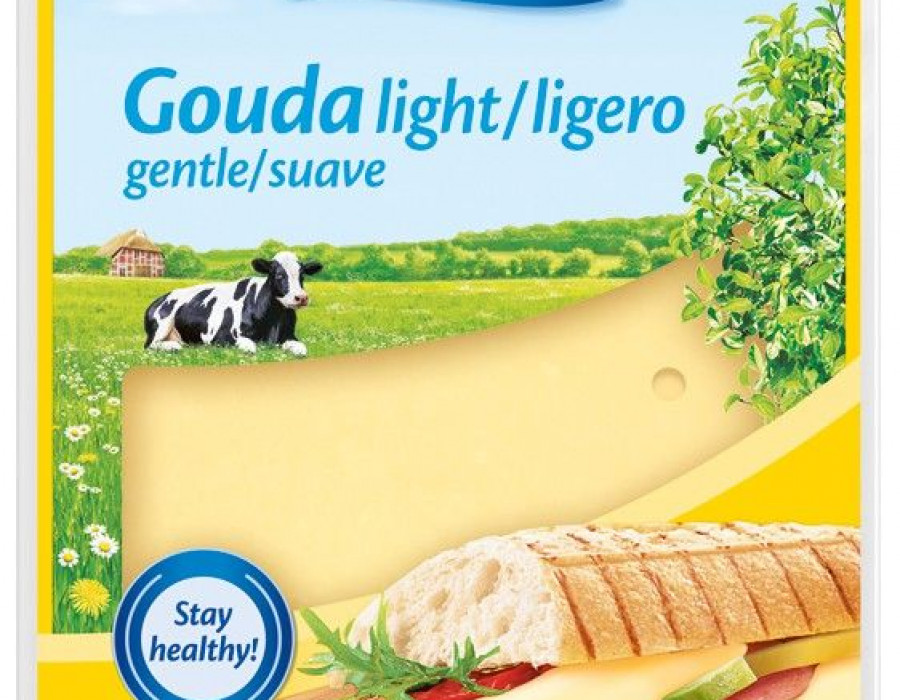 El queso Gouda Light en lonchas es una de las nuevas variedades de Oldenburger.
