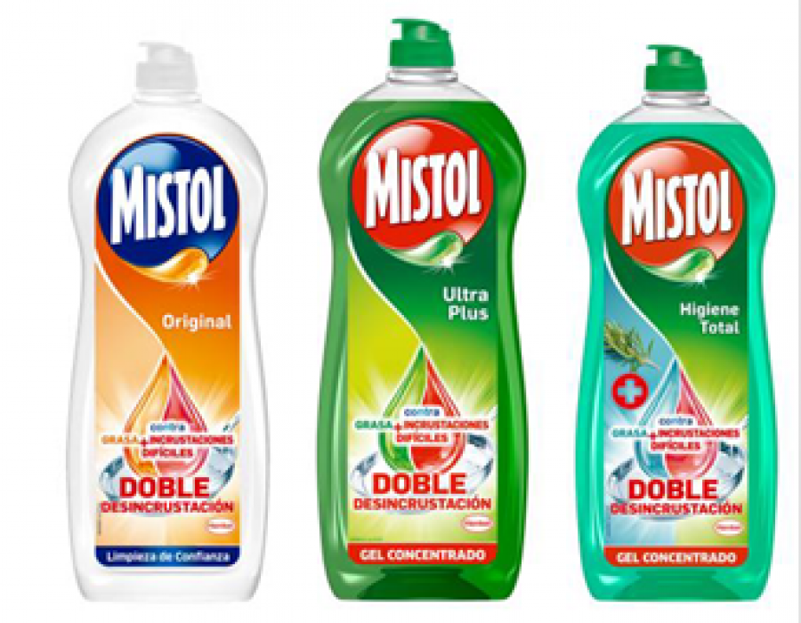La nueva fórmula de Mistol es más eficaz contra grasa e incrustaciones difíciles.