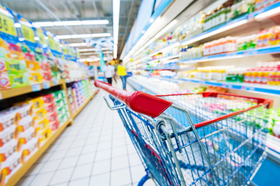 Los españoles visitaron más el supermercado que en el anterior trimestre.