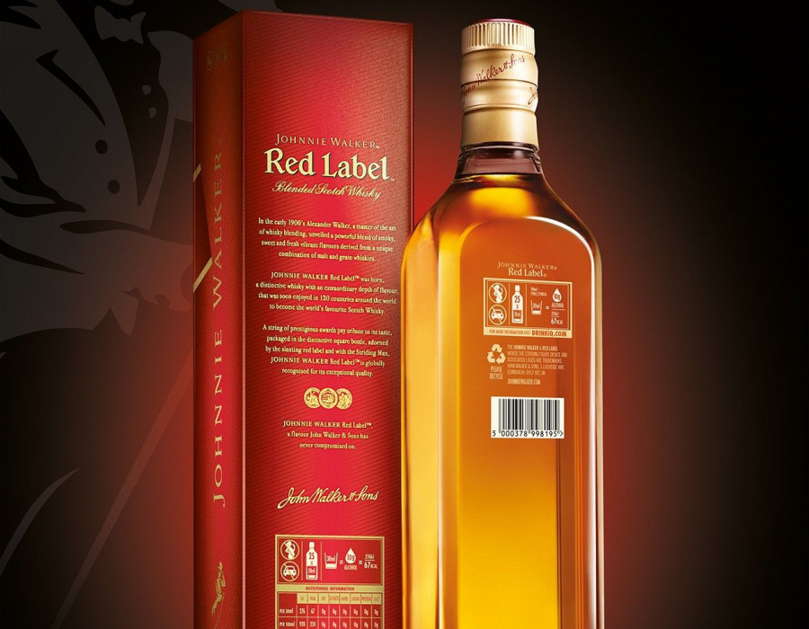 Johnnie Walker Red Label será la primera marca de la compañía en estrenar esta iniciativa.