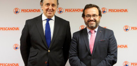 Jacobo González-Robatto e Ignacio González durante la Junta General de Accionistas de Nueva Pescanova.