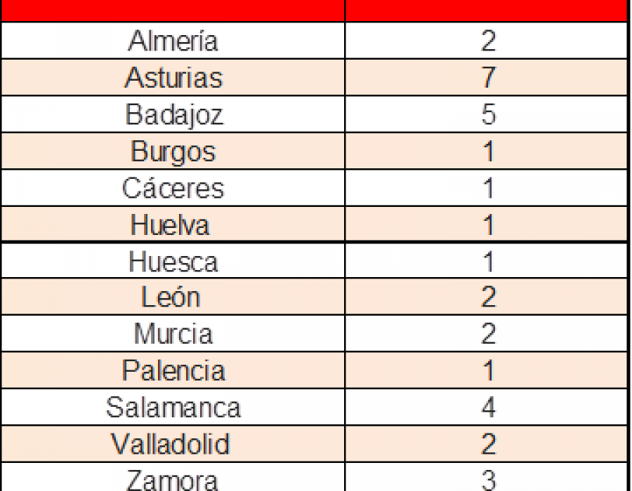 Max Descuento cuenta en la actualidad con 32 establecimientos en repartidos en 6 Comunidades Autónomas (Andalucía, Aragón, Asturias, Castilla y León, Extremadura y Murcia).