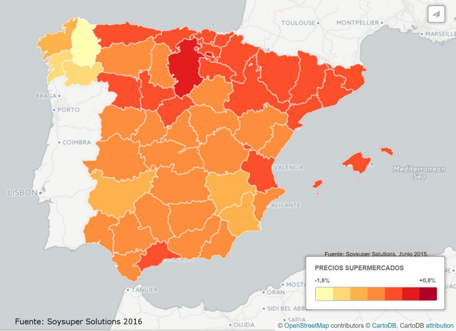 Burgos, por segundo año consecutivo, es la provincia más cara de España para realizar la compra online.