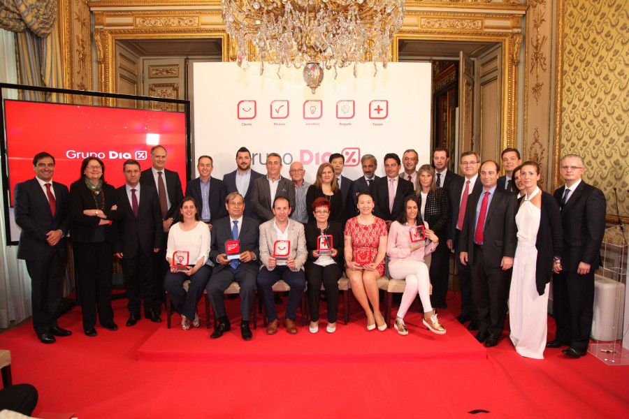 Todos los premiados en la entrega de los galardones.