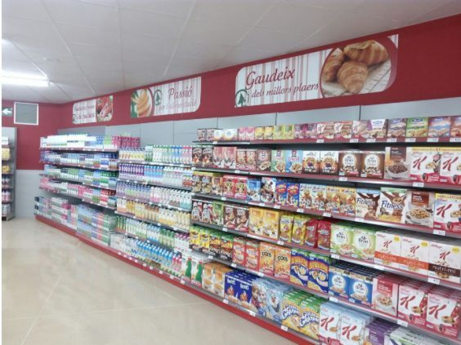 El supermercado tiene más de 600 m2.
