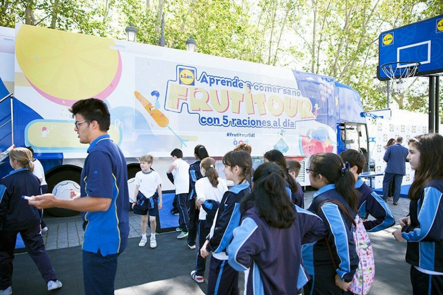 La campaña “Frutitour” tiene el objetivo de concienciar a la población, en especial a los más pequeños, de la importancia de consumir frutas, verduras y hortalizas.