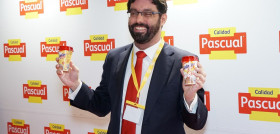 Miguel Ángel González, director de marketing de Batidos de Calidad Pascual, en un momento de la presentación.