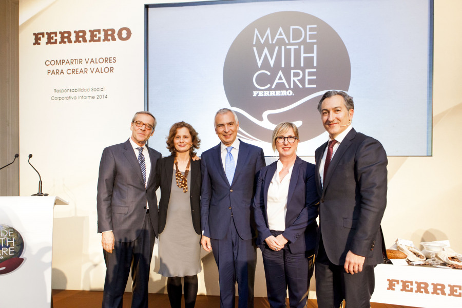 Momento de la presentación del Informe de RSC en la embajada de Italia en Madrid.