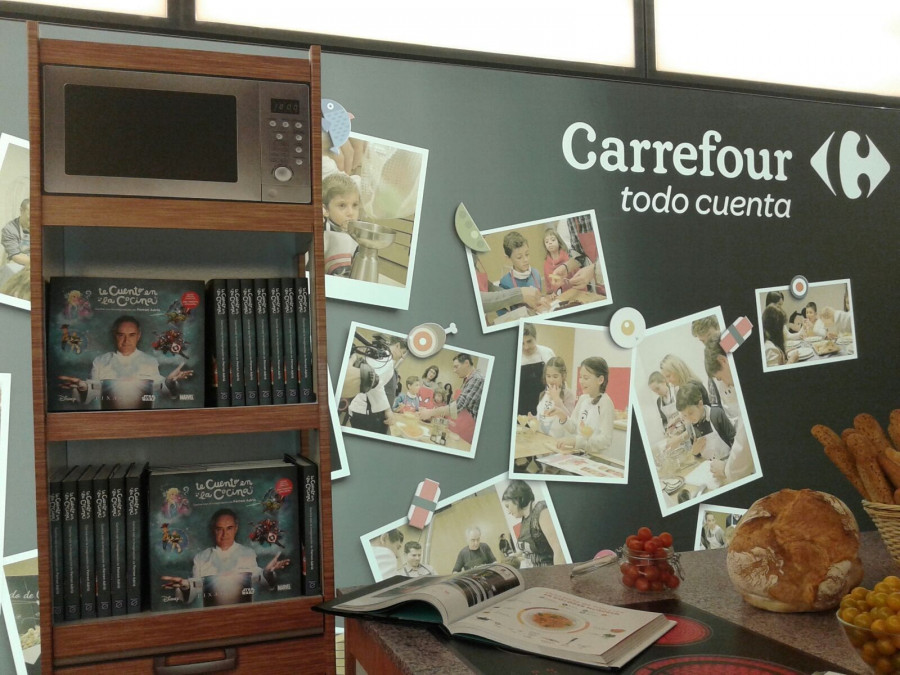 “Te cuento en la cocina” cuenta además con Carrefour como patrocinador, por su voluntad de promover la alimentación saludable.