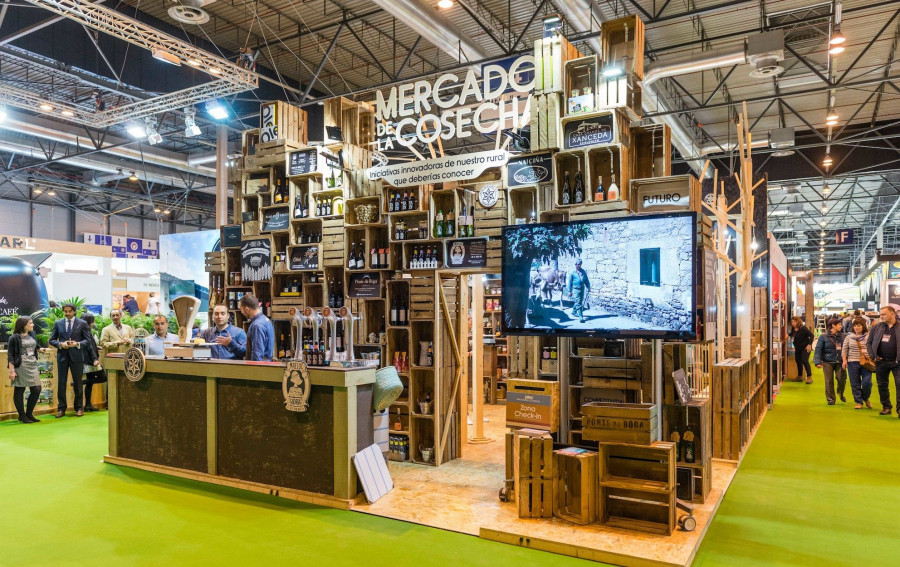 Stand de El Mercado de la Cosecha en el Salón de Gourmets.