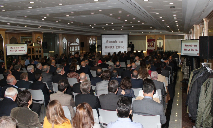 Imagen de la Asamblea 2016 de la Asociación Nacional de Industrias de la Carne de España (ANICE) celebrada ayer en Madrid.
