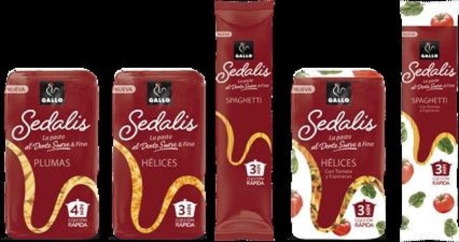 Las cinco variedades de Sedalis se comercializan en bolsa de 400g.