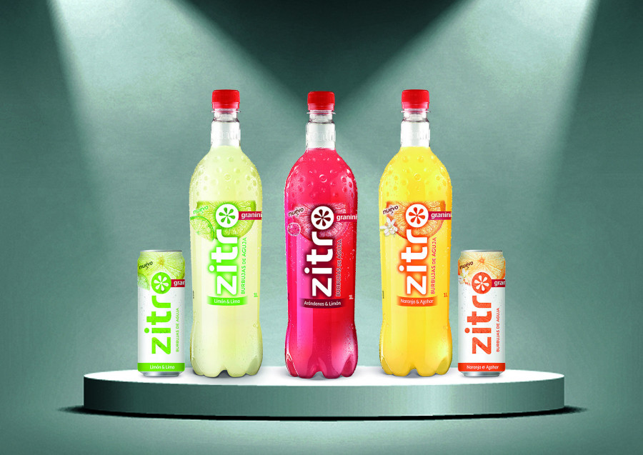 Los 3 sabores se podrán encontrar en envases de PET de 1L con un diseño Premium. Además, se lanza en formato de lata de 0,33L sleek los sabores Naranja&Azahar y Limón&Lima.