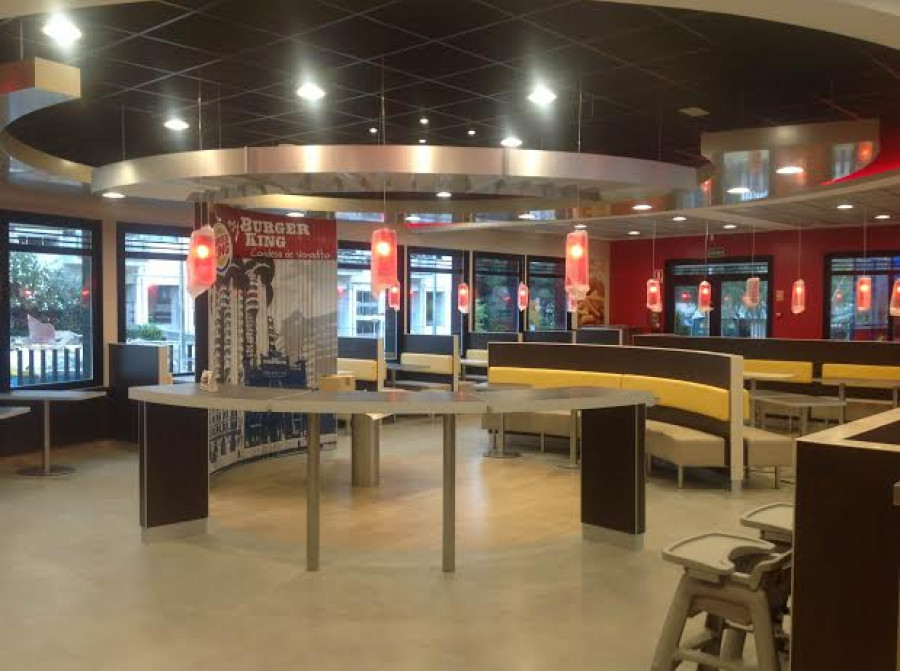 Burger King cuenta con más de 650 restaurantes en España.