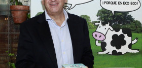 En Madrid, Las 2 vacas ha sido presentada por Jordi Miró, director general Comercial de Danone.