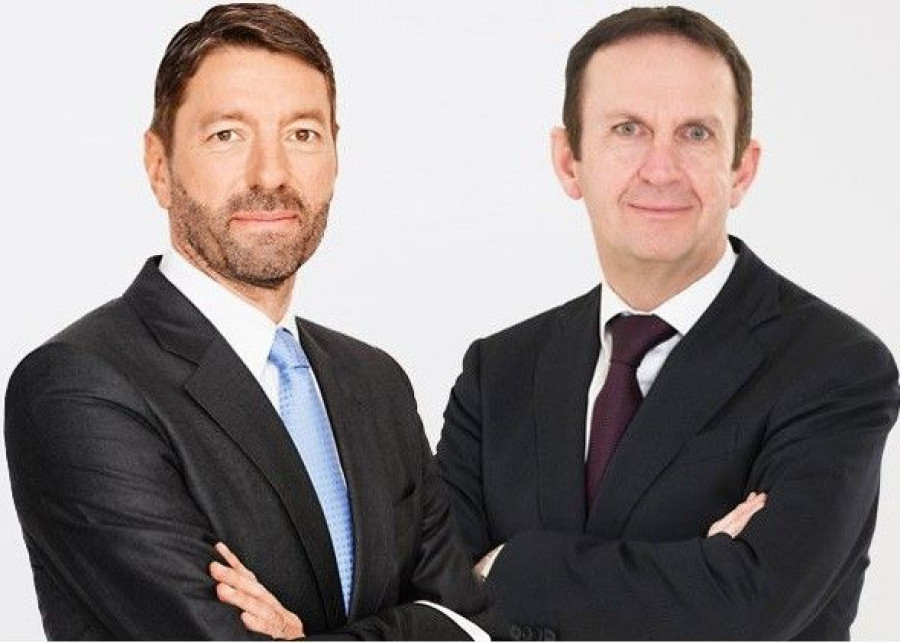Kasper Rorsted, presidente de Henkel a partir del 1 de mayo, junto a Hans Van Bylen, el actual máximo dirigente de la multinacional alemana.