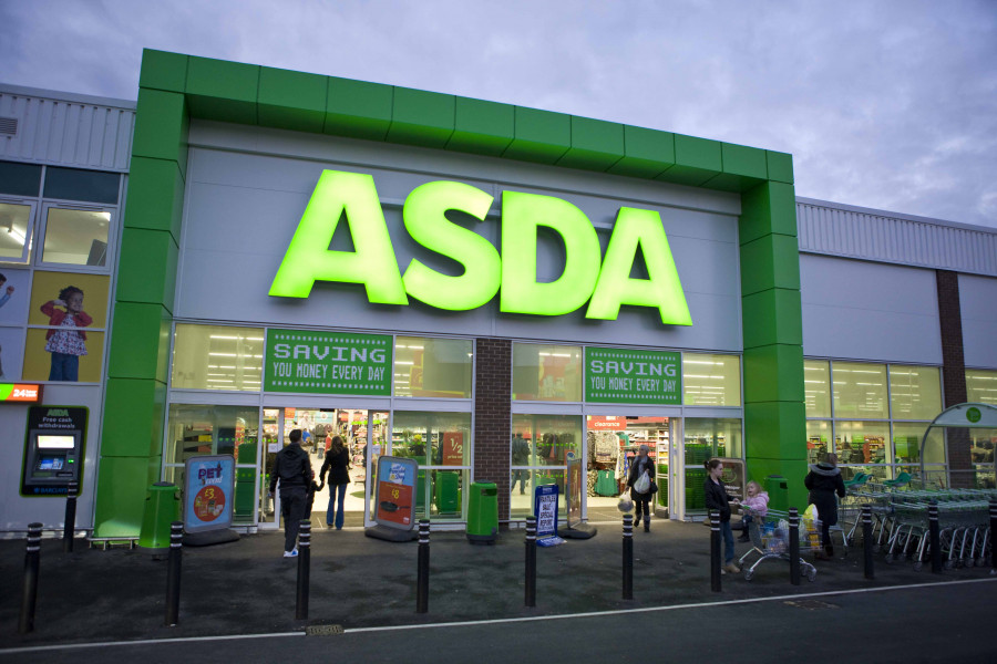 Asda es uno de los principales minoristas en el Reino Unido con una presencia de mercado de 616 tiendas.