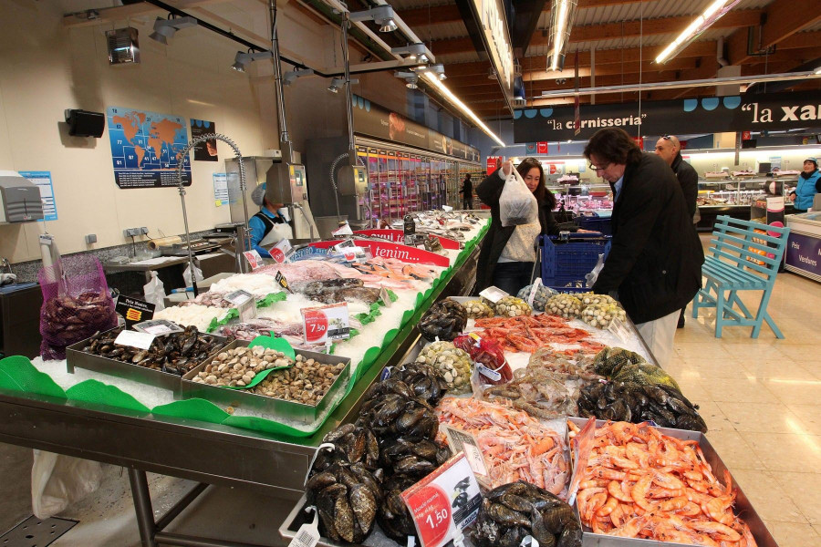 En pescados, el gambón es el producto en el que se prevé un crecimiento superior esta Navidad, de hasta el 7,5%.
