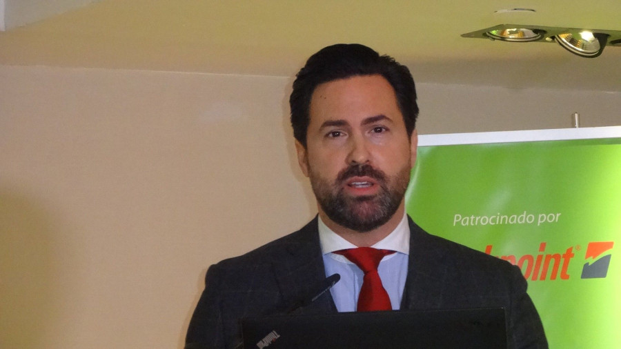 David Pérez del Pino, director general de Checkpoint Systems en España y Portugal, en un momento de la presentación.