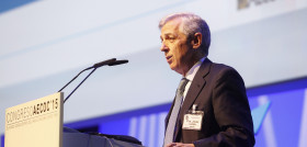Javier Campo, presidente de Aecoc, la Asociación de Empresas del Gran Consumo, en la inauguración del Congreso.
