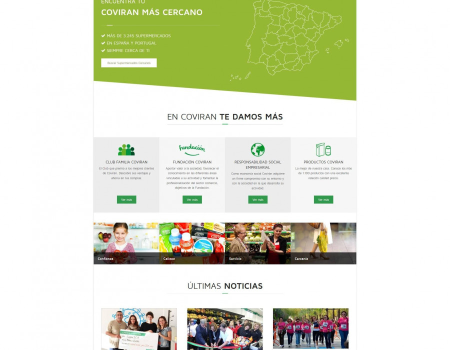 El diseño de la web se caracteriza por una imagen más atractiva e innovadora y por la incorporación de nueva información.