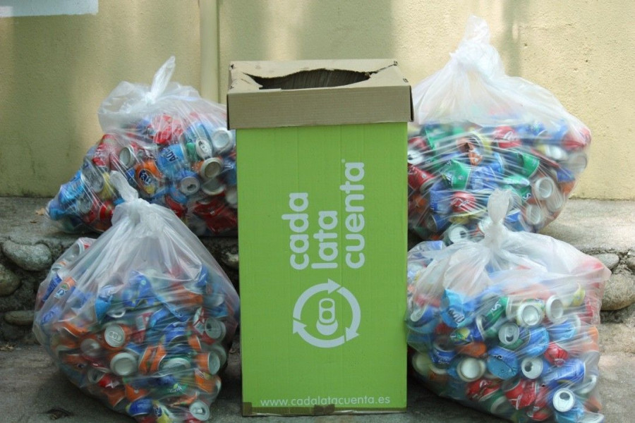 En  España se reciclan ya 9 de cada 10 latas de bebidas.