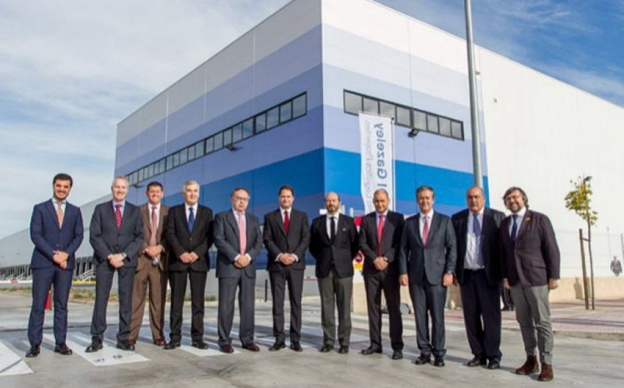 Inauguración oficial de la nueva plataforma logística de Carrefour en Torrejón de Ardoz, Madrid.
