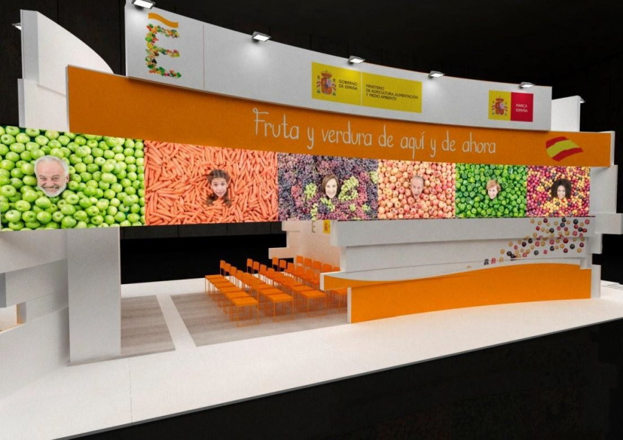 El Magrama promociona las frutas y hortalizas españolas en el certamen.