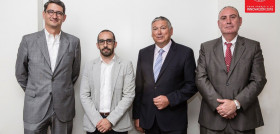 De izquierda a derecha: David Riu, Borja Martín, Carlos Jordana y Josep Ramón Meseguer.